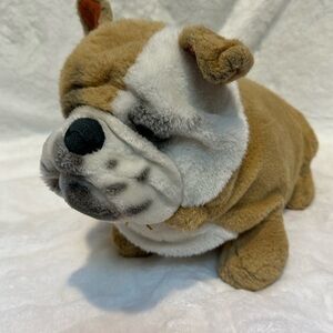 LVintage 1988 Dakin Tough Guy English Bulldog Plush Stuffed Animal